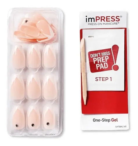 Uñas Press On – Kiss Impress Color So French