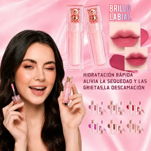 Debby Rose Mate Antiadherente Lip Gloss Brillo Labial