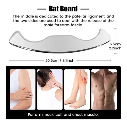 Scraper Gua Sha De Acero Inoxidable Iastm Tools Fisioterapia
