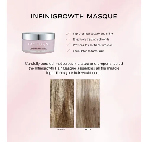 Mascarilla Capilar Tayloani Infinigrowth Para Cabello Seco Y