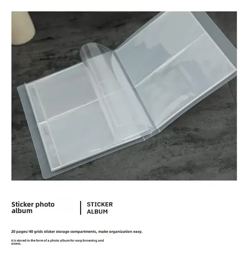 Organizador De Pegatinas Para Uñas, Álbum Esmerilado De 5 Pu Esmerilado