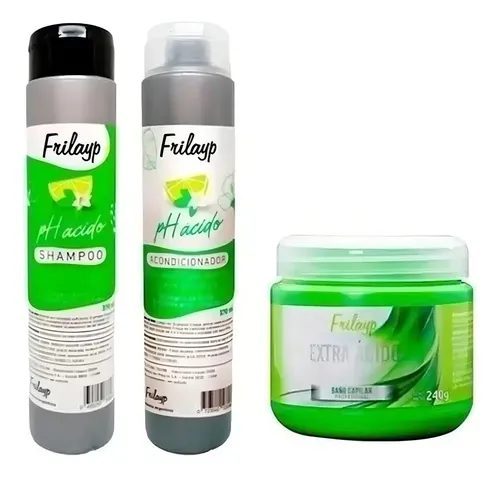Acondicionador Extra Acido Frilayp Color Alisados X 370 Ml