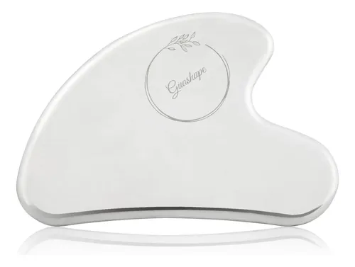 Gua Sha Facial Metal Plateado Sculptor Antiinflamatorio
