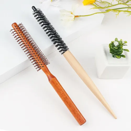 4 Pequeños Peines Redondos Para El Cabello Con Cepillo Para