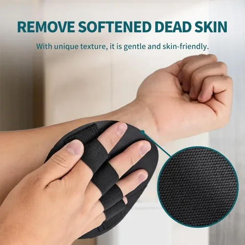 Guantes Exfoliantes De Cuerpo Heeqinn 2 Paquetes Negros