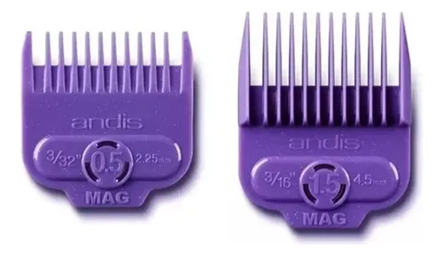 Set 2 Peines Intermedios Magneticos Maquina Andis 0,5 + 1,5