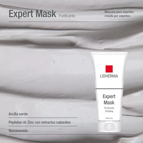Expert Mask Purificante Arcilla Niacinamida Lidherma X 150gr