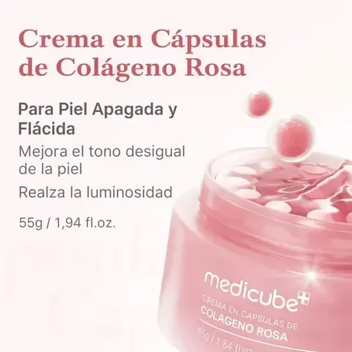 Crema Medicube Colageno Capsulas Activas Pink Pdrn 55gr