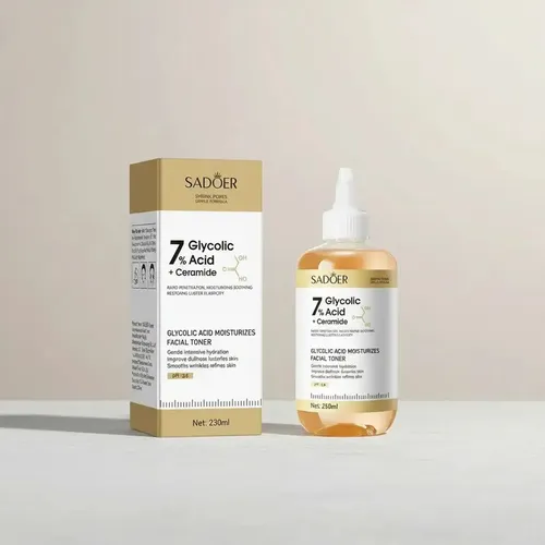 Tónico Exfoliante Con Ácido Glicólico Al 7% + Ceramide Todo Tipo De Piel Noche