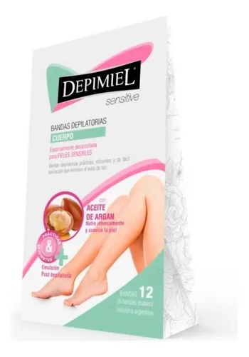 Bandas Depilatorias x 12 Corporal Sensitive Depimiel