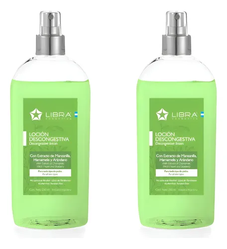 Loción Descongestiva Facial Todo Tipo Piel 250ml Libra X 2 U