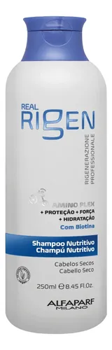 Alfaparf Shampoo Nutritivo Real Rigen Cabello Seco Dañado