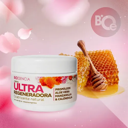 Crema Ultra Regeneradora Con Propóleos Aloe Manzanilla Fragancia Natural