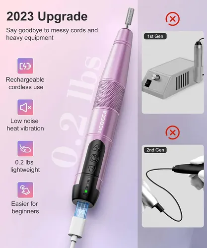 Taladro De Uñas Eléctrico Inalámbrico, Taladro Eléctrico Par