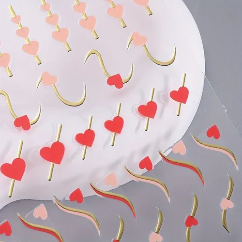 4 Piezas De Pegatinas Para Decorar Uñas De San