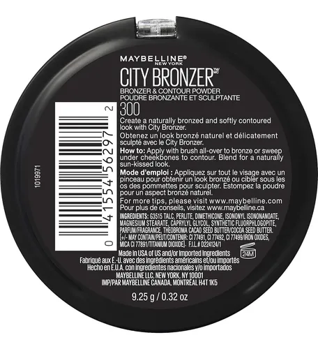 Polvo Bronceador Y Contorno Maybelline City Bronzer 9g