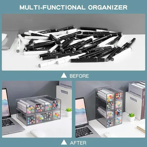 Qyq – Organizador De Maquillaje Y Lentes De Sol Caja De