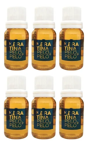 Ampolla Olio Keratina Frizz Nutrición Reparación X6 Unidades