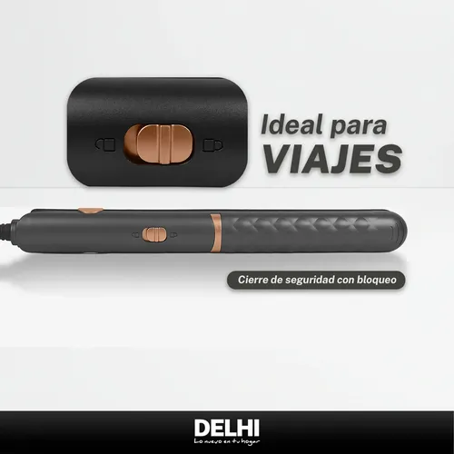 Planchita De Pelo 4 Niveles Cerámica Delhi 35w Pantalla Led