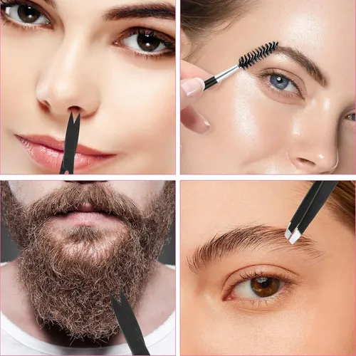 Set De Cuidado De Cejas 5 En 1 Qulkws – Tijeras, Pinzas