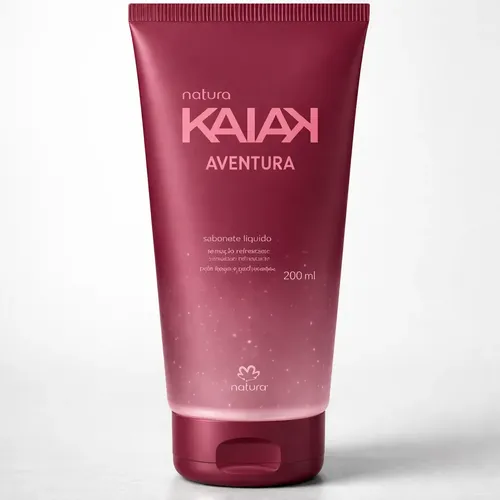 Jabón Líquido Corporal Kaiak Aventura Femenino Natura 200ml