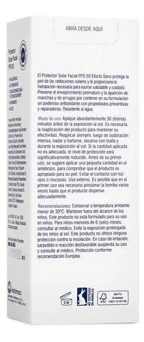 Protector Dermaglos Solar F50 Facial C/color X50gr Tono 1
