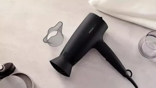Secador De Pelo Plegable Philips Thermoprotect Bhd308 Negro