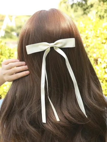 // . 8 Pcs Para El Pelo Con Borla Y Lazo Con Cola Larga. .
