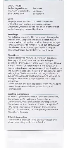 A Hzp Novo Prebase Facial Mineral Y Protección Solar Con Y