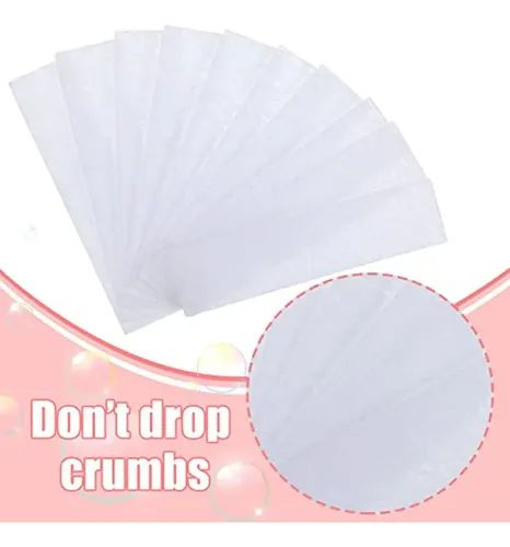 Kit De Tiras Pequeñas De Cera Para Cejas De Maitys, Papel De
