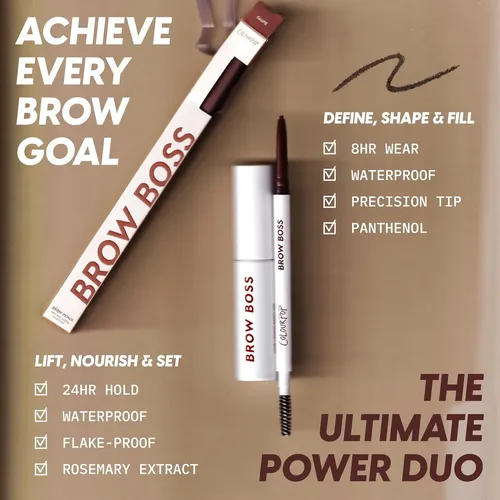 Lápiz De Cejas A Prueba De Agua Colourpop Brow Boss Rubio