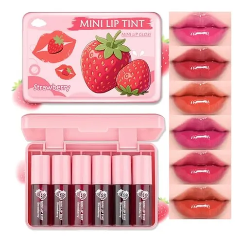 Tinte Para Labios, 6 Colores, Tinte Para Labios De Larga Dur