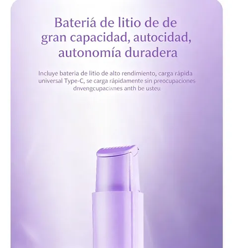 Depiladora Eléctrica Doble Cabeza Lavable Uso Corporal