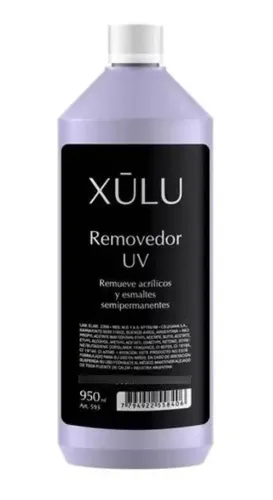 Removedor Líquido Con Acetona Para Esmalte Semipermanente 950ml Xulu