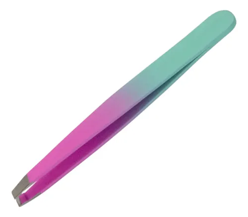 Kit X 12 Pinzas Profesionales Para Cejas Colores Varios