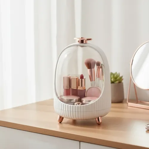 Organizador Cosmetico Maquillaje Make Up Capsula Chico Luz E