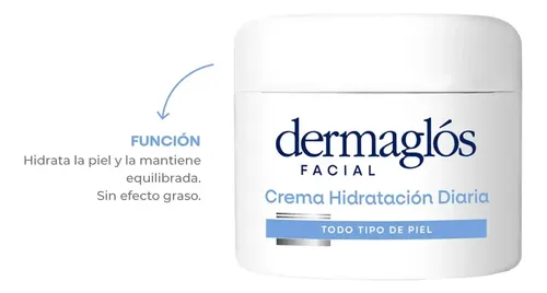 Dermaglós Facial Crema Hidratación Diaria Todo Tipo De Piel
