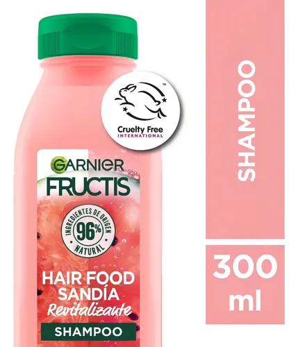 Shampoo + Acodicionador Garnier Fructis Hair Food Sandia