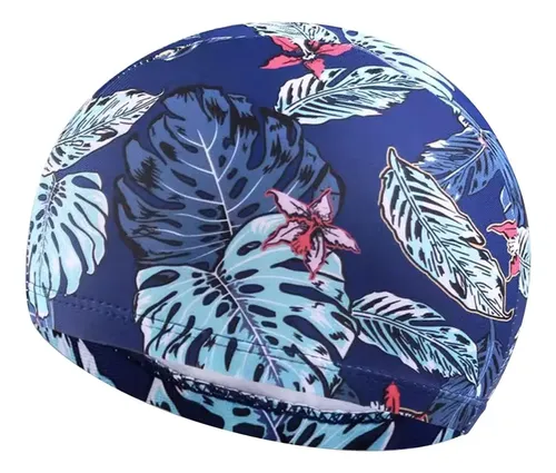 Gorro De Natación Moda Con Flores Estampado Para Estilo B