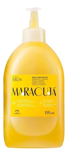 Pepuesto Jabon Liquido En Gel Corporal Maracuya Ekos Natura