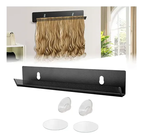 Expositor Metálico Para Extensiones De Cabello Qqe