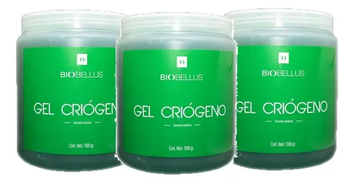 3 Gel Criógeno Con Centella Asiática – Biobellus 1kg Fragancia Suave