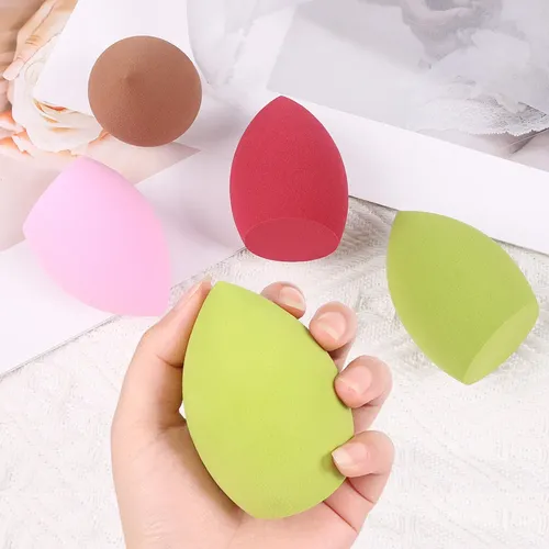 Alta Calidad Esponja Maquillaje Gota Corte Oblicuo X4