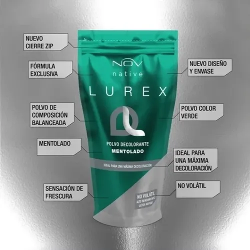 Polvo Decolorante Lurex Mentolado Nov