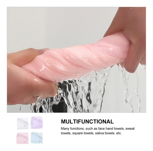 Toallitas Cuadradas Absorbentes Para Rostro, 4 Uds.
