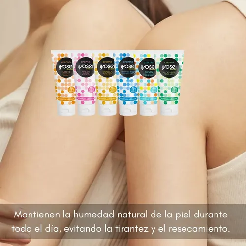 Crema para Manos y Cuerpo Iyosei con Fresa, Nutritiva y Antiedad de 60 g