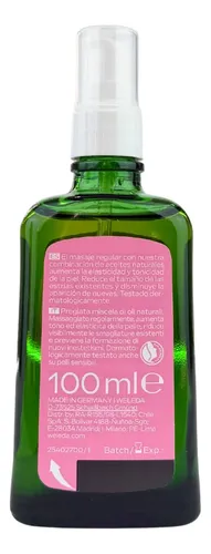 Aceite Para Masajes Para Estrias Weleda 100 Ml Apto Veganos