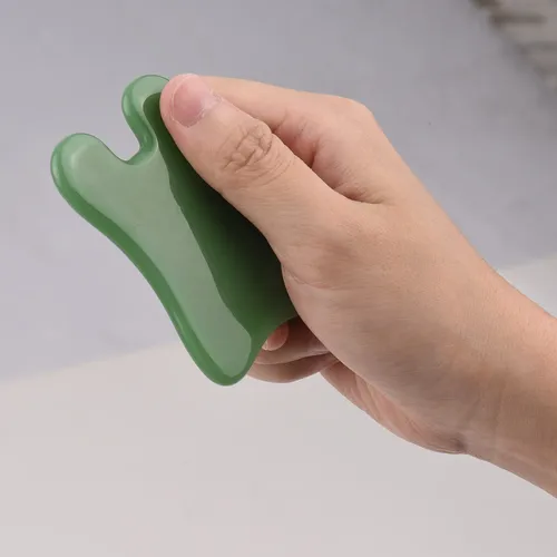 Juego De Herramientas De Masaje Jade Gua Sha Para Piel Facia