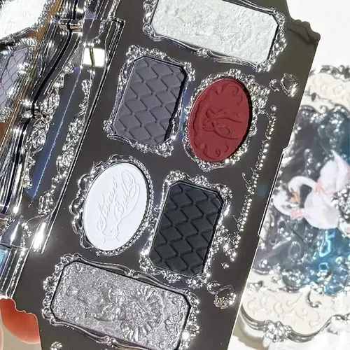 Paleta De Maquillaje Metallic Shimmer Eyeshadow Smoky Cosmet