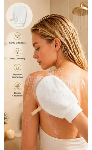 Guantes Exfoliantes Mit 3p; Exfoliación Corporal Coreana